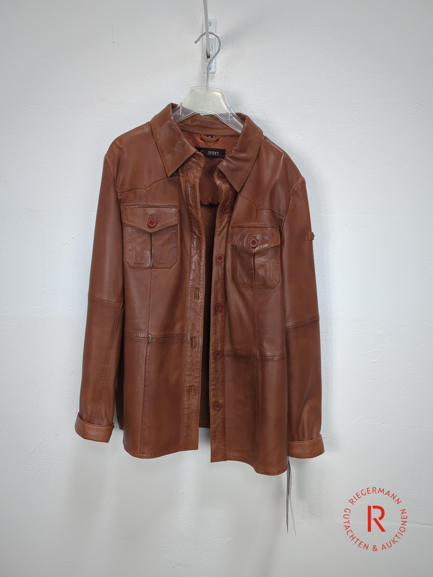 DAMEN LEDERJACKE GRÖSSE 38